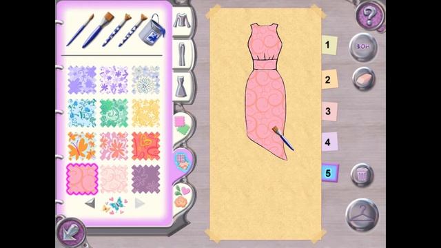 Игры для девочек - Барби. Показ мод: коллекция "Весенняя романтика" (прохождение игры) смотреть онлайн