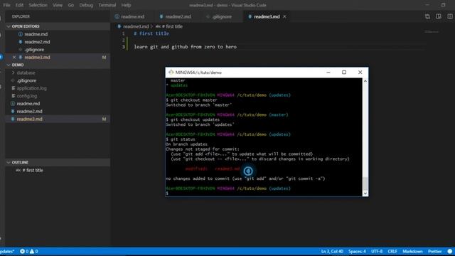 Git Tutorial | Branch | Part 12 смотреть онлайн