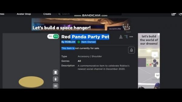 [PROMO CODE] How to get RED PANDA PARTY PET! [ROBLOX]