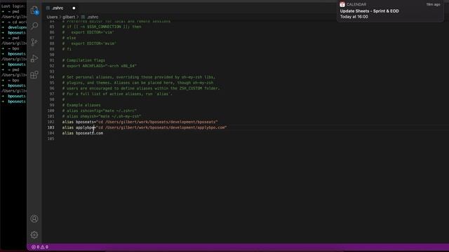 Create alias for directory path Mac / Linux смотреть онлайн