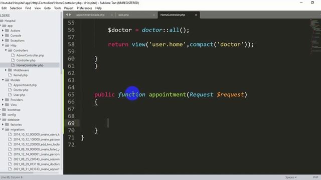 #7 Upload Data In Laravel | Laravel 9 Hospital Management System Project Tutorial смотреть онлайн