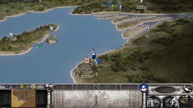 MIGHT OF THE TALON KNIGHTS! Third Age Total War: Divide & Conquer - Dol Amroth Campaign #3 смотреть онлайн