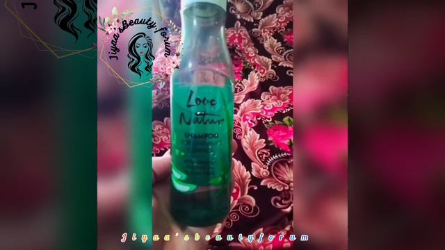 Love Nature Shampoo ||For Dandruff|| With Organic Aloe Vera And Organic Tea Tree