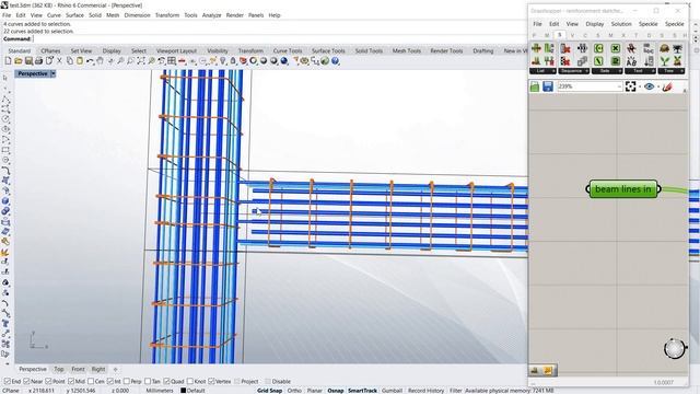 Easy 3D structural reinforcement in Rhino & Revit with grasshopper. Quick concrete reo detailing. смотреть онлайн
