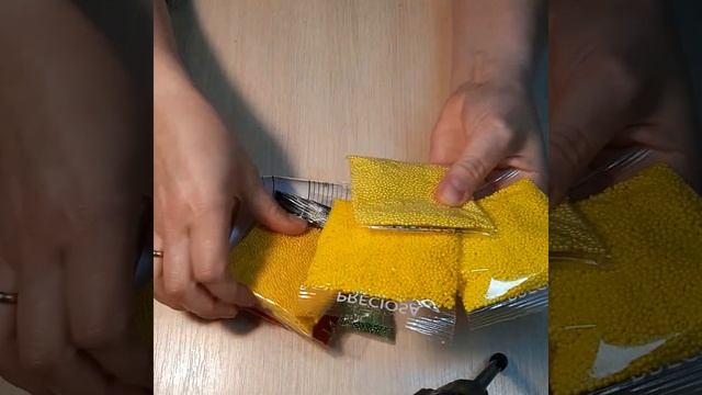 Обзор посылки. Бисер чешский