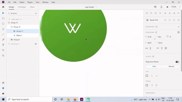 Logo Animation in Adobe XD | Learn How to Design Logo | Logo Design Tutorial (Adobe XD) смотреть онлайн