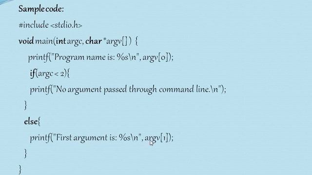 c programming concepts | part 7 | Command Line Arguments смотреть онлайн