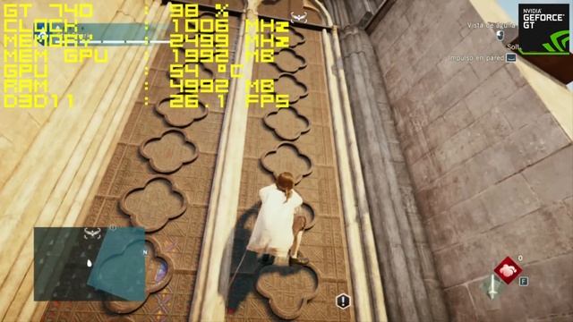 Assassin's Creed Unity on NVIDIA GeForce GT 740 Gameplay смотреть онлайн