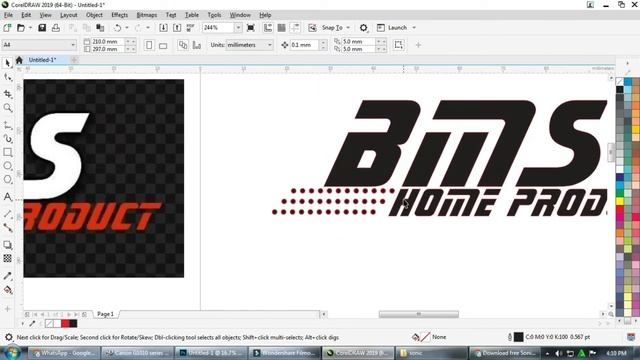 CARA DESAIN STIKER PRINT CUT | TUTORIAL COREL DRAW BASIC смотреть онлайн