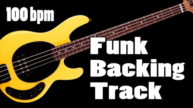 Soul Funk Bass Backing Track (Bbmaj7) - 100 BPM