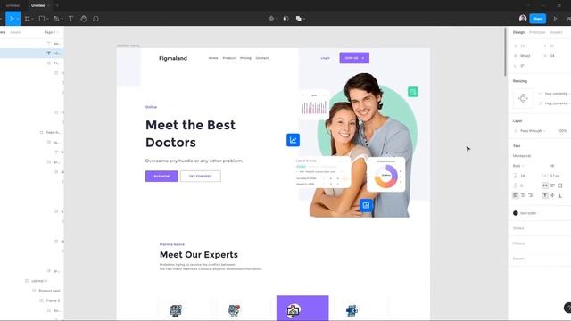Figma Tutorial: Medical Landing Page Design From Figma to HTML (Theme Composer Plugin) смотреть онлайн