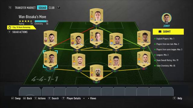 FIFA 20 WAN BISSAKA to Man United PUZZLE SBC - CHEAPEST! Just 5k coins. смотреть онлайн