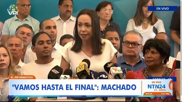 María Corina Machado reacciona a postulación de Manuel Rosales: "La candidata es Corina Yoris" смотреть онлайн