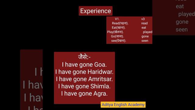 Part:-1 present perfect tense /English speaking practice/Anjay смотреть онлайн