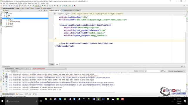 Android Studio Tutorial - Easy Flip View смотреть онлайн