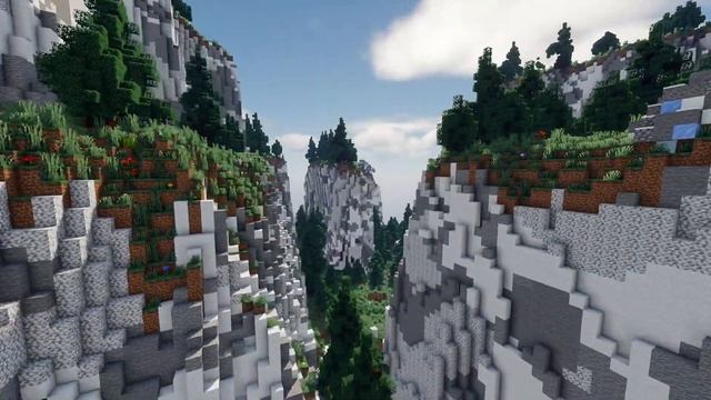 Piglin's Path - Minecraft Custom Terrain Survival Map 5000 x 5000 смотреть онлайн