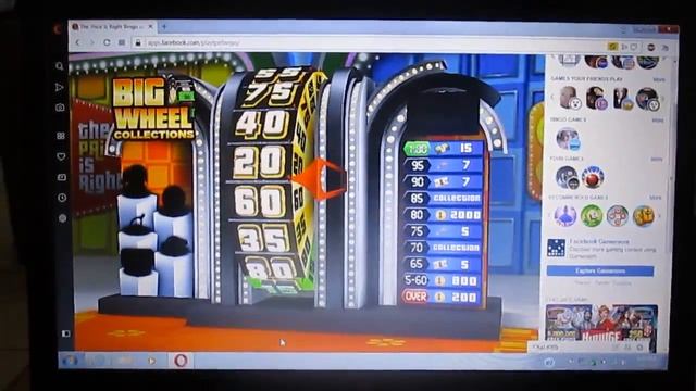Spinning The Big Wheel On The Price Is Right Bingo Game On Facebook смотреть онлайн