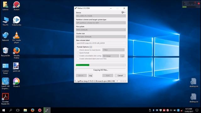 How to create a UEFI Bootable openSUSE 64-Bit USB using Rufus смотреть онлайн