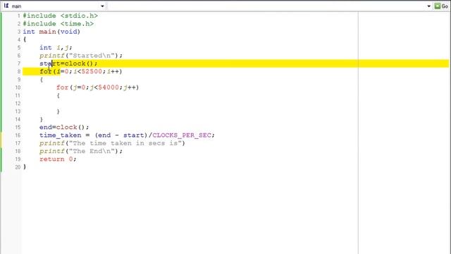 C ADVANCED TUTORIAL 2 || 'Time Elapsed by a Program' смотреть онлайн