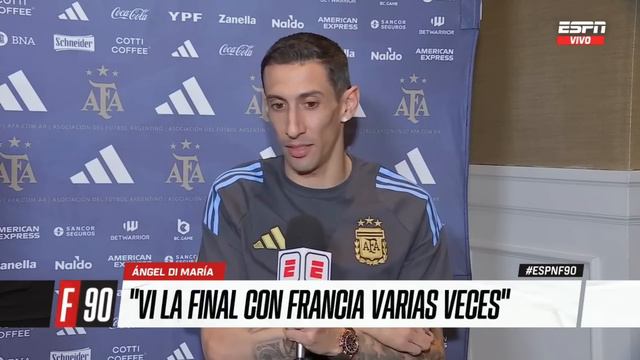 "LA DECISIÓN ESTÁ TOMADA, NO SIGO LUEGO DE LA COPA AMÉRICA", Fideo Di María mano a mano en #ESPNF90 смотреть онлайн