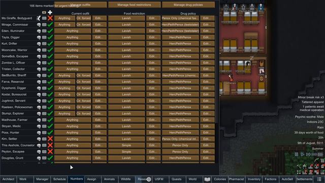 [32] New Bedrooms & Bionics For All! | RimWorld 1.1 Royalty Empires Of The Rim смотреть онлайн