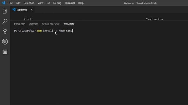 Instalar Sass en Visual Studio Code - LibSass - Node.js - DG - 2019 смотреть онлайн