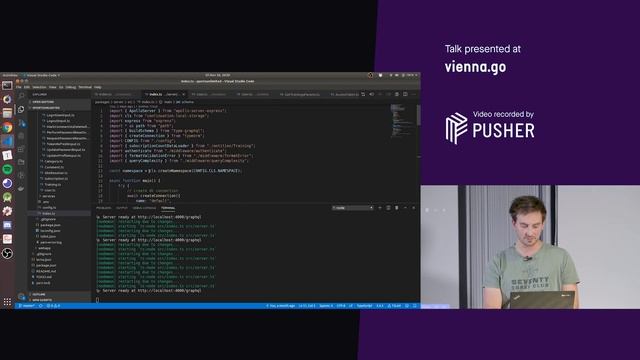 Vienna.go, Build graphql enabled backends with NodeJs, Apollo Server and Typegraphql, November 2019 смотреть онлайн
