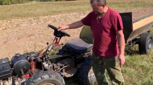 МиниТрактор из двух Мотоблоков МТЗ - Своими Руками