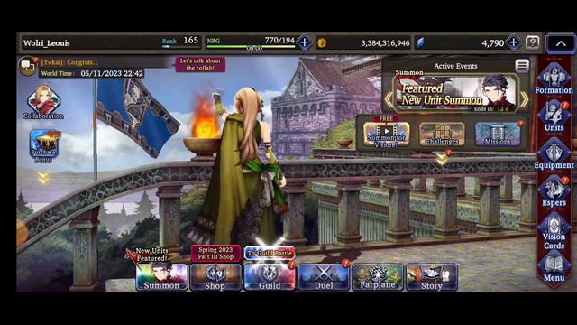 War of the Visions: Final Fantasy Brave Exvius - Eurel on the Home Screen смотреть онлайн