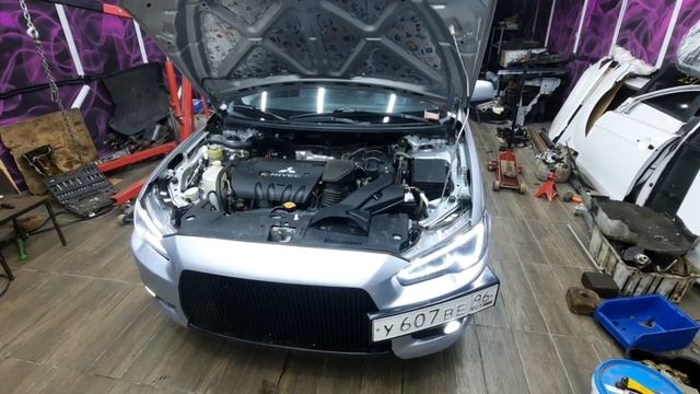 СВАП Митсубиши Лансер 10 из 2.0 в 2.4 gt смотреть онлайн