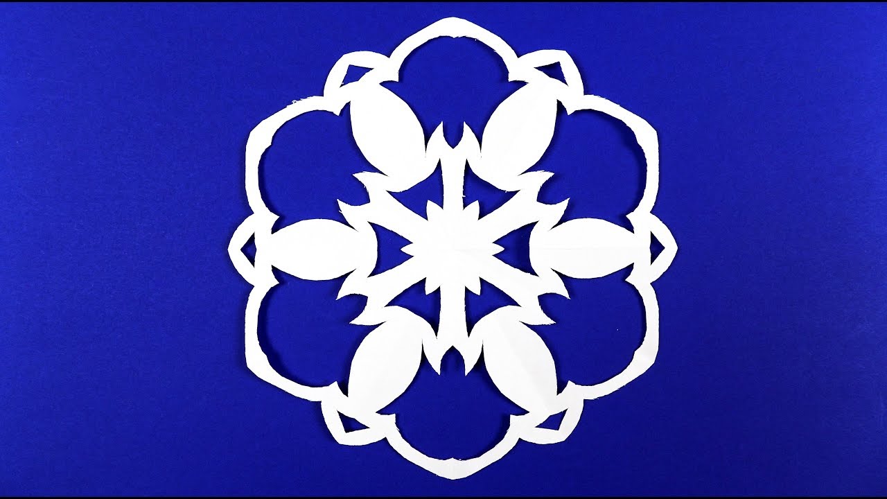 Как сделать снежинку из бумаги своими руками. Красивые снежинки из бумаги смотреть онлайн