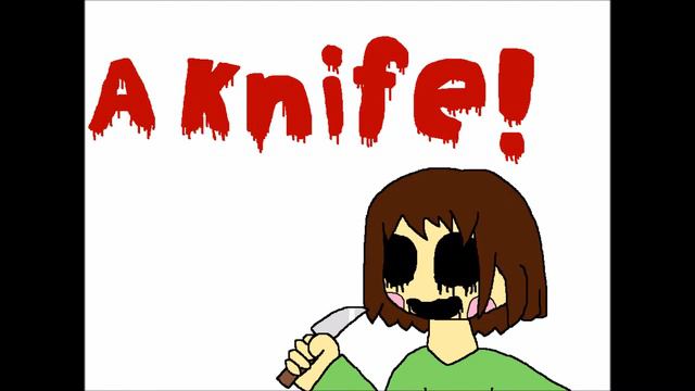 Undertale - Chara Runs Around With a Knife! (Animation) смотреть онлайн