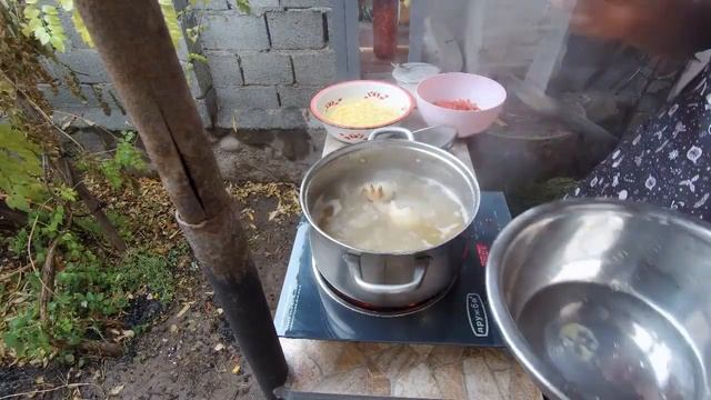 Суп из болгарского перца на бульоне из куриных потрошков смотреть онлайн