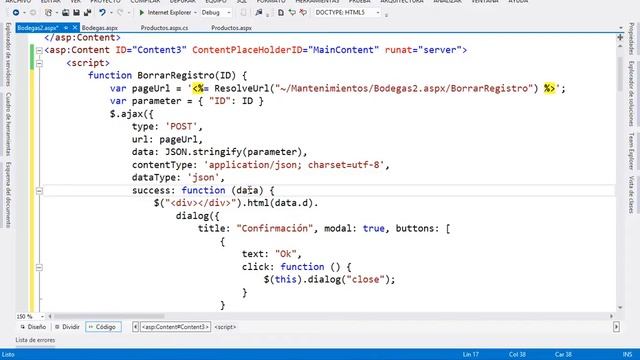 152 - Aplicación Comercial: AJAX & JSon, Parte VI смотреть онлайн