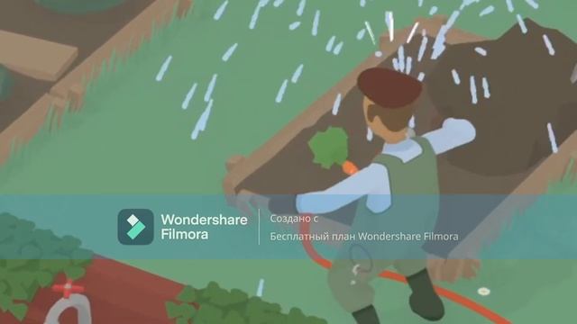 ГУСЬ ВРЕДИТЕЛЬ С ВОДЯНЫМ ЗНАКОМ FILMORA! прохождение #1 Untitled Goose Game смотреть онлайн