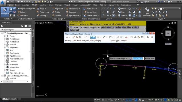 Creating Alignments Fixed, Floating, And Free Methods Civil 3D смотреть онлайн