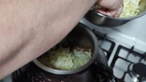 Щи по деревенски из печи в афганском казане #афганскийказан #щи #андрейсэмов