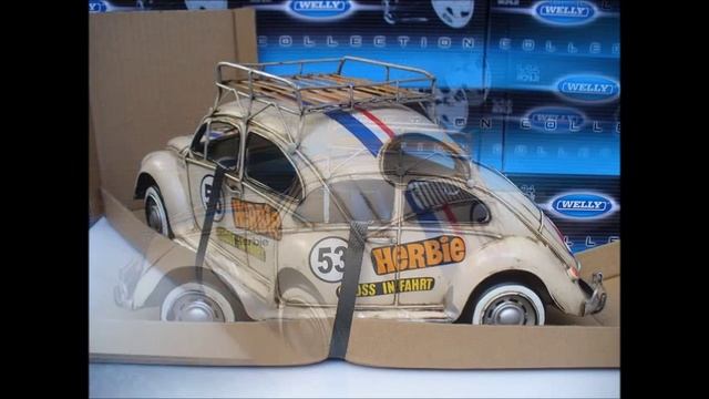 Tinplate Collectables 1/12 VW Volkswagen Kever Beetle Herbie 53 Tin Modelcar смотреть онлайн