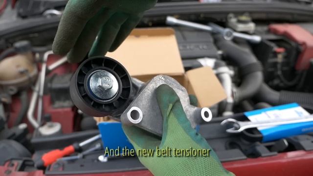 How to Replace Tensioner Drive Belt 1.6 hdi, 1.6 tdci - Citroen / Peugeot смотреть онлайн