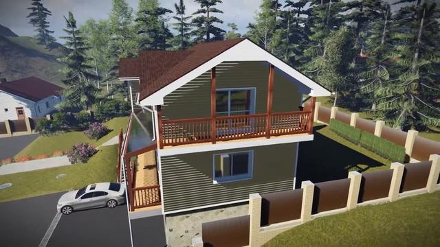 Проект загородного дома смотреть онлайн