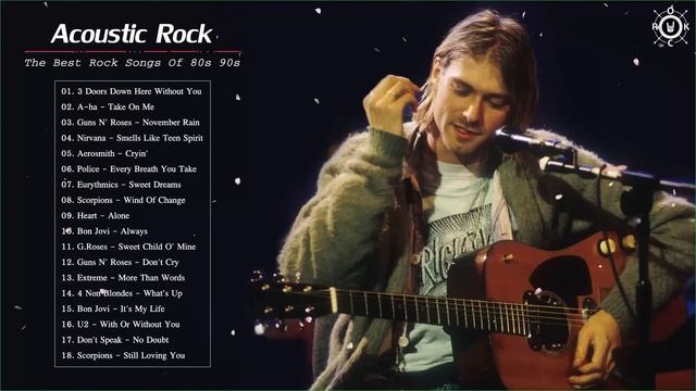 Acoustic Rock Cover | The Best Rock Songs Of 80s 90s смотреть онлайн
