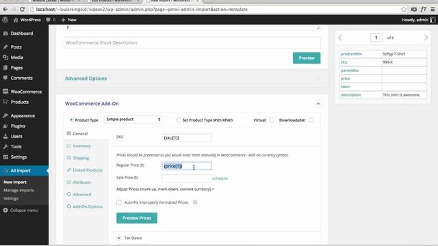 WooCommerce Variable Product CSV Import Tutorial (or XML) - WP All Import смотреть онлайн