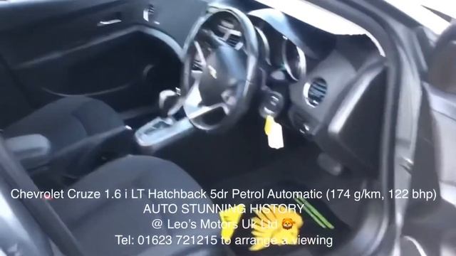 Chevrolet Cruze 1.6 i LT Hatchback 5dr Petrol Automatic ? смотреть онлайн