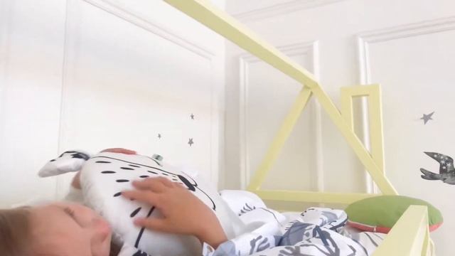 Двухэтажная кровать-дом ДУДИ ВУДИ ДОМ (из массива бука) смотреть онлайн