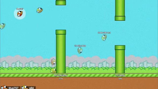 Flappy Bird MMO Playthrough!