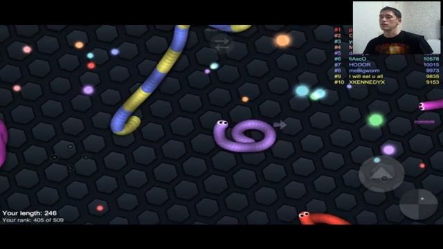 ПОЖИРАТЕЛЬ СЛАБЫХ Яркий мультик игра slither.io игровой канал смотреть онлайн