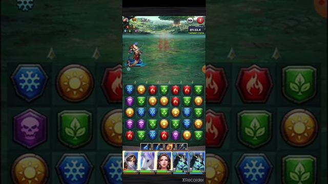 Прохожу испытание Геркулеса на редком в Mythwars & Puzzles смотреть онлайн