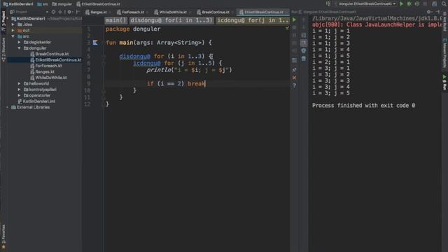 Kotlin Dersleri #15 - Etiketli break & continue смотреть онлайн