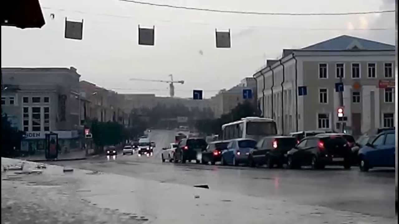 Дождь в Смоленске.