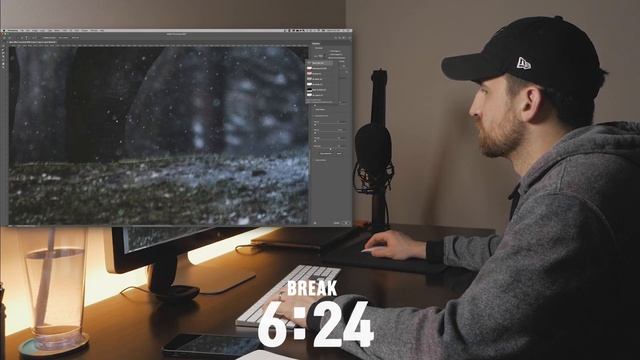 STUDY WITH ME 1 HOUR POMODORO (real time, lofi music & adobe illustrator) смотреть онлайн